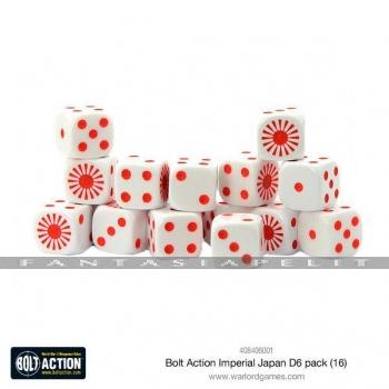 Bolt Action: Imperial Japanese D6 Dice (16)