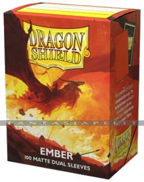 Dragon Shield: Matte Dual Sleeves Ember (100)