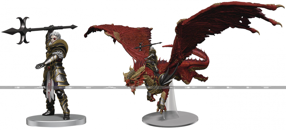 Icons of the Realms Set 25: Dragonlance -Kensaldi on Red Dragon
