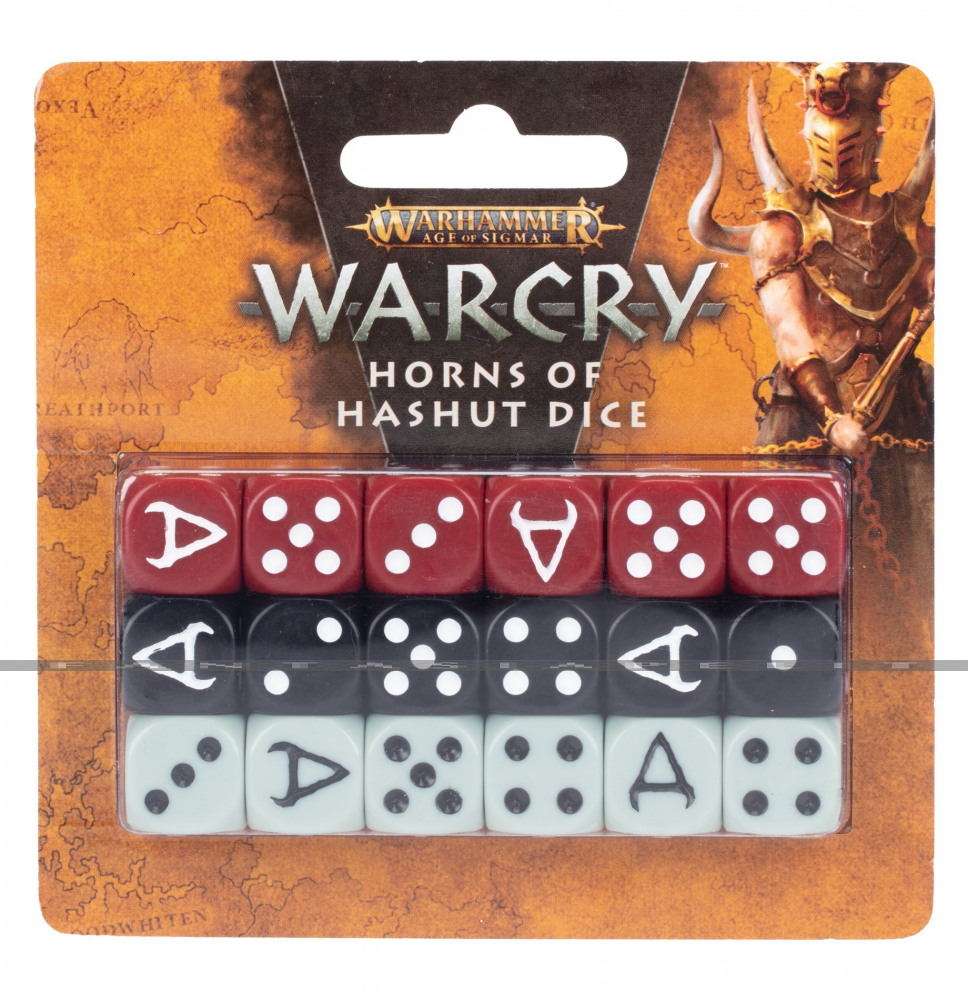 Warcry: Horns of Hashut Dice (18)