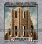 Gothic Battlefields: Small Corner x2 - Sandstone (30mm)