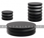 Deep Cuts Unpainted Miniatures: Black Bases (12)
