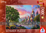 kuva tuotteesta on linkki tuotesivulle: Disney Puzzle: Thomas Kinkade -Belle's Magical World (3000 Pieces)
