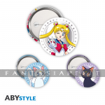 Sailor Moon Badge Pack: Sailor Moon, Luna & Artemis