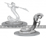 Critical Role Unpainted Miniatures: Serpentfolk & Serpentfolk Ghost