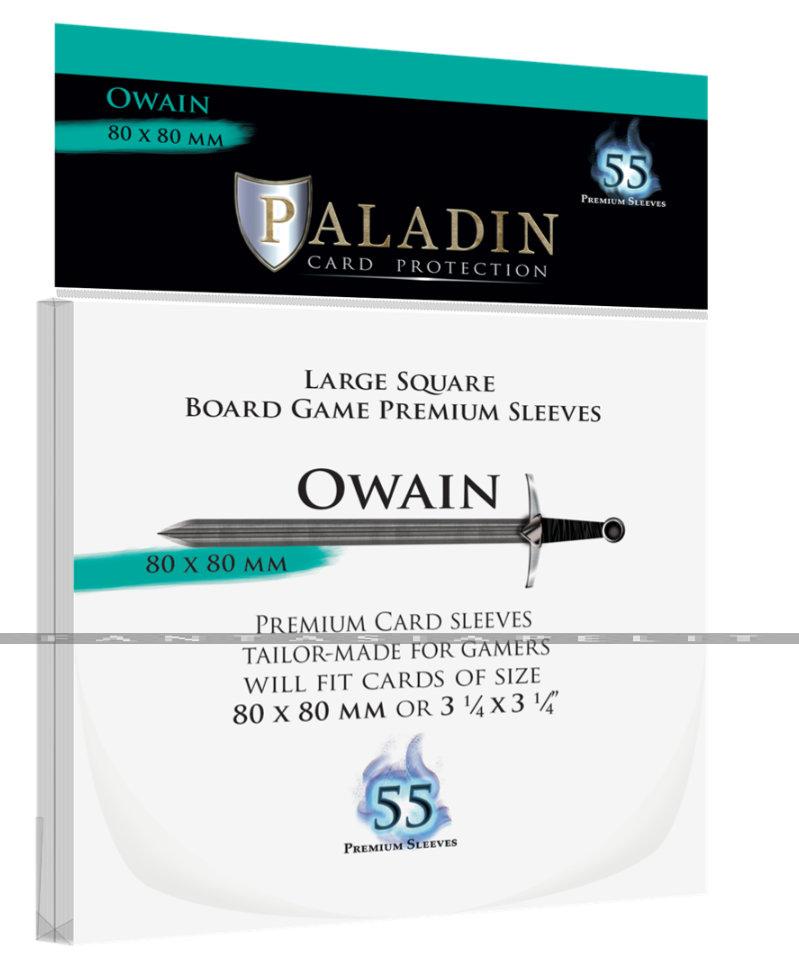 Paladin Sleeves: Owain Premium Large Square 80x80mm (55)