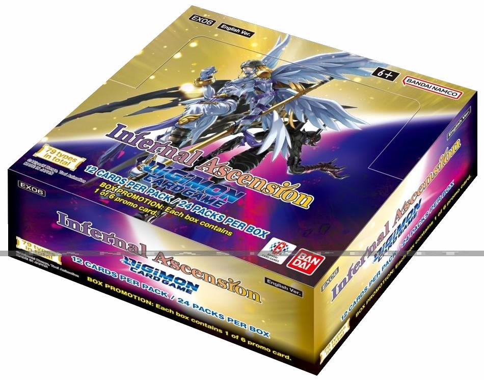 Digimon Card Game: EX06 -Infernal Ascension Booster DISPLAY (24)