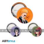 Bleach Badge Pack: Ichigo, Rukia, Renji