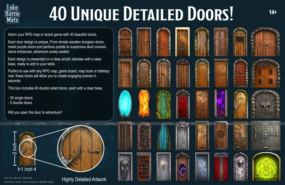 Big Box of Dungeon Doors - kuva 2