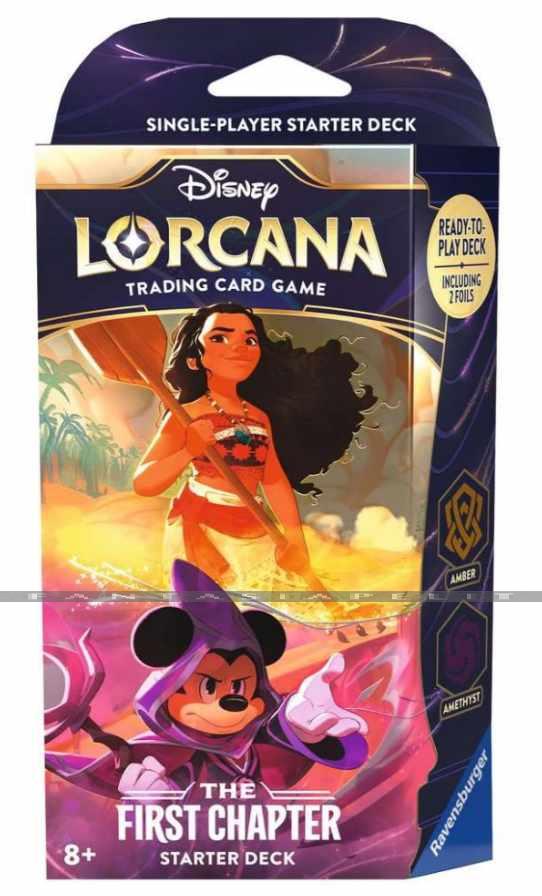 Disney Lorcana TCG: The First Chapter Starter Deck -Amber & Amethyst