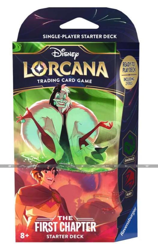 Disney Lorcana TCG: The First Chapter Starter Deck -Ruby & Emerald