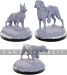 Deep Cuts Unpainted Miniatures: Dog Companions (3)