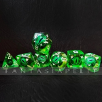 Dragon Eye Dice Set: Green Eye (7 noppaa)