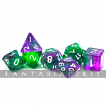 Moonstone Crater Lake Dice Set (7 noppaa)