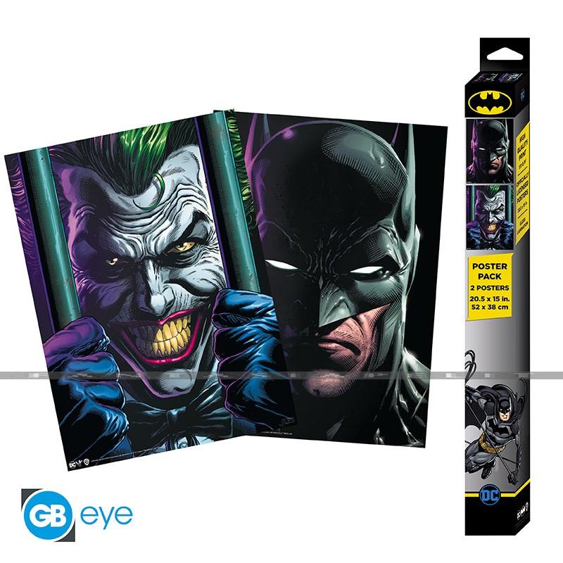DC Comics Chibi Set 2 Posters: Batman and Joker (52x38 cm)