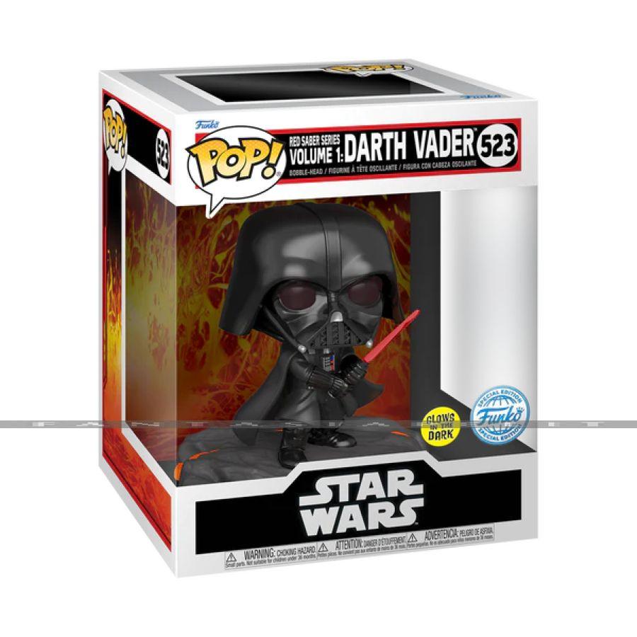 Pop! Star Wars Red Saber Series Vinyl Figure: Darth Vader (#523)