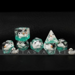 White Duck Dice set (7 noppaa)