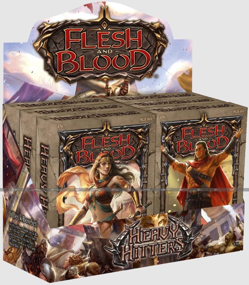 Flesh and Blood: Heavy Hitters Blitz Deck DISPLAY (6)