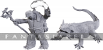 D&D Nolzur's Marvelous Unpainted Miniatures: Tortle Druid & Wild Shape Giant Lizard (2)