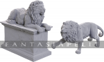 Deep Cuts Unpainted Miniatures: Stone Lion (2)