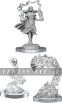 D&D Nolzur's Marvelous Unpainted Miniatures: Dark Spellcaster & Flameskulls (1+3)