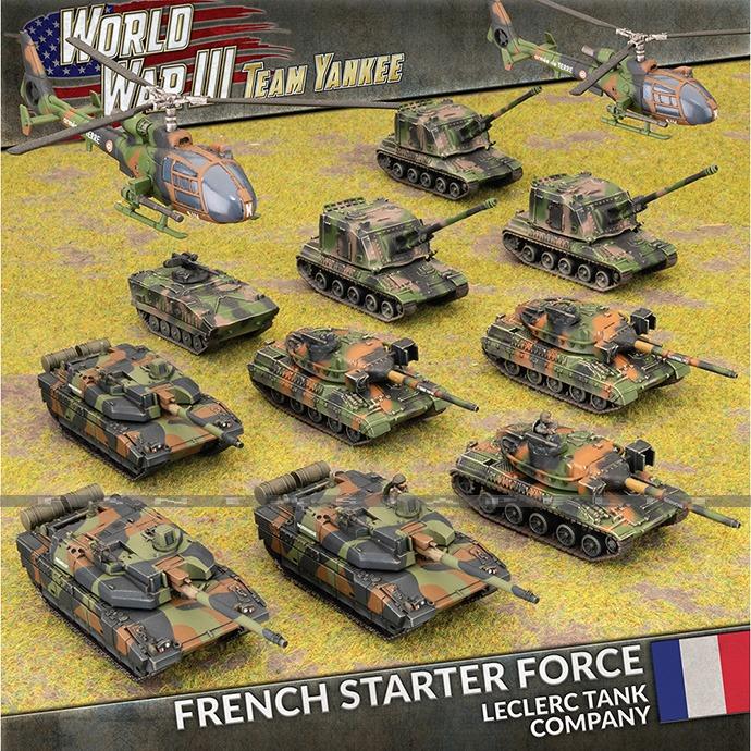 WWIII: French Leclerc Tank Company Starter Force (Plastic)