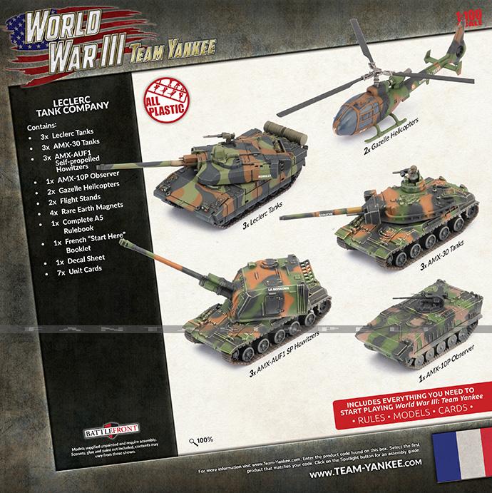 WWIII: French Leclerc Tank Company Starter Force (Plastic) - kuva 2