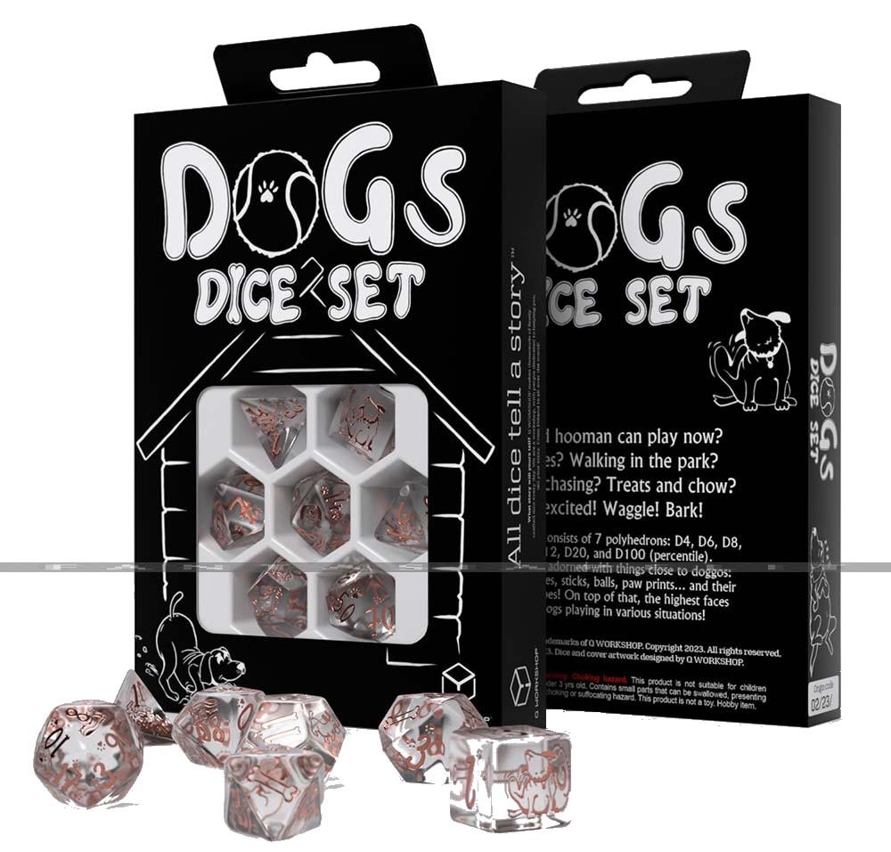 Dogs Dice Set: Bubbles (7)