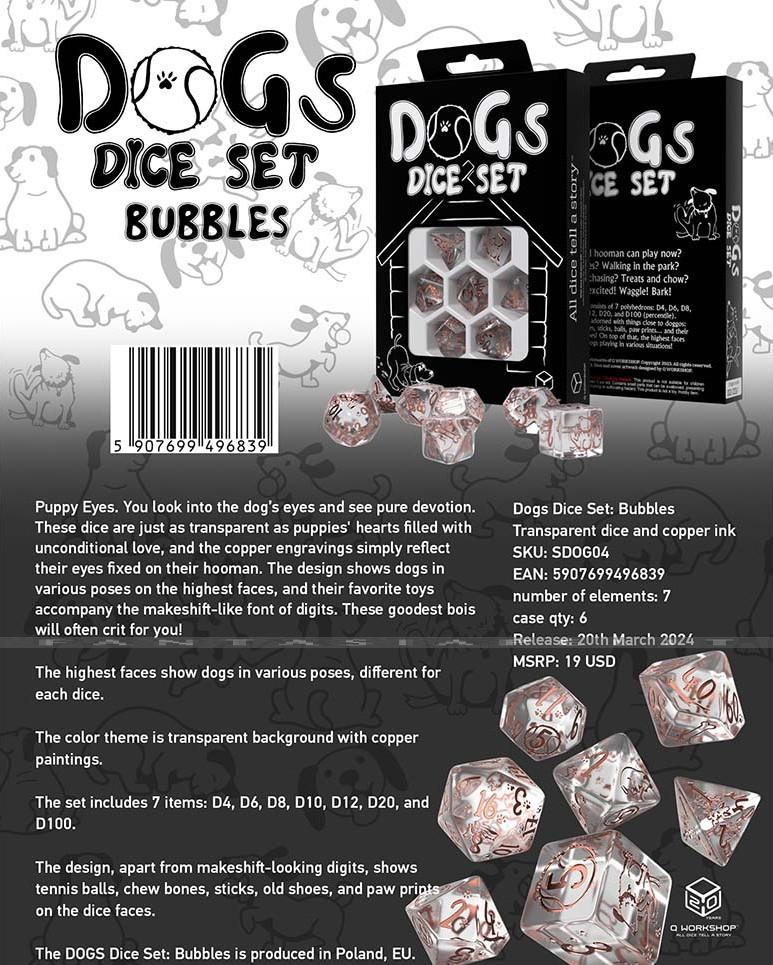 Dogs Dice Set: Bubbles (7) - kuva 2