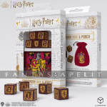 Harry Potter Dice Set: Gryffindor Dice & Pouch (Red)