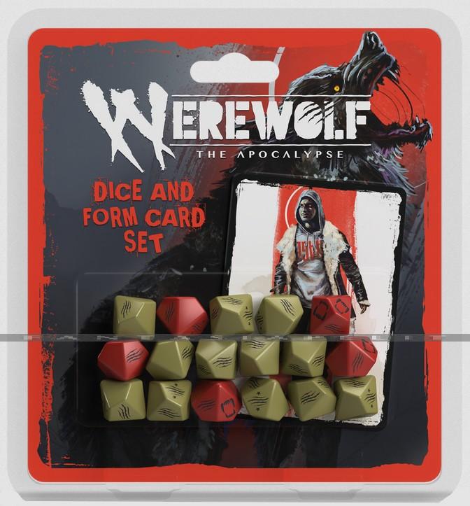 Werewolf: The Apocalypse 5th Edition -Dice and Form Card Set