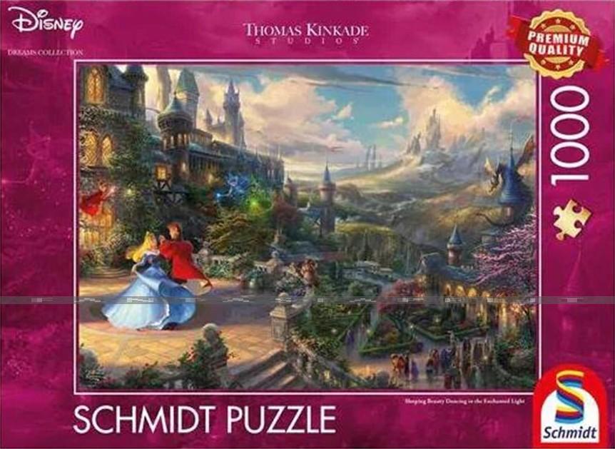 Disney Puzzle: Thomas Kinkade -Sleeping Beauty in the Enchanted Light (1000 pieces)
