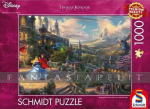 kuva tuotteesta on linkki tuotesivulle: Disney Puzzle: Thomas Kinkade -Sleeping Beauty in the Enchanted Light (1000 Pieces)