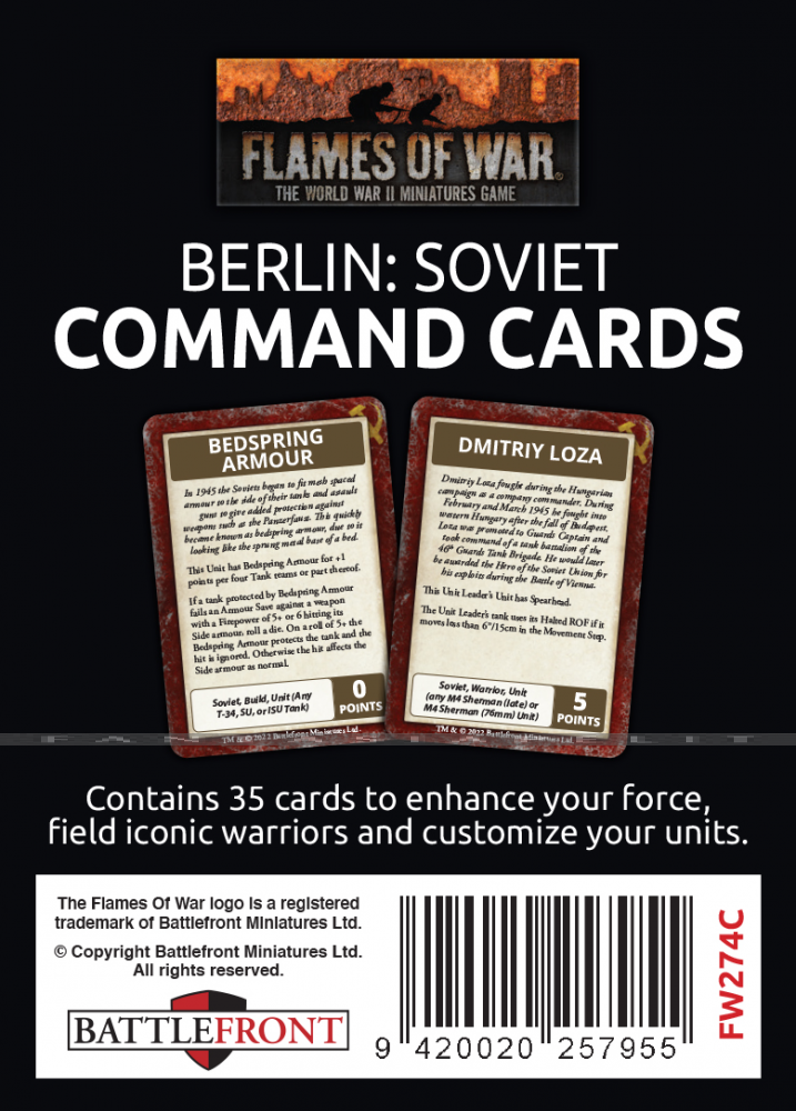 Berlin: Soviet Command Cards - kuva 2