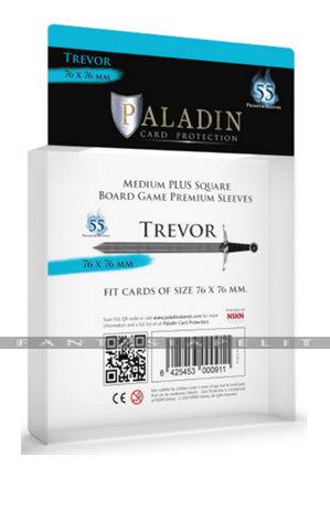Paladin Sleeves: Trevor Premium Medium+ Square 76x76mm (55)