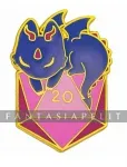 kuva on linkki tuotesivulle: Quest's Reward Fine Art Pins: Dragon with D20