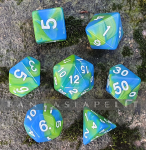 Bescon Gemini Dice Set: Aquamarine (7 noppaa)