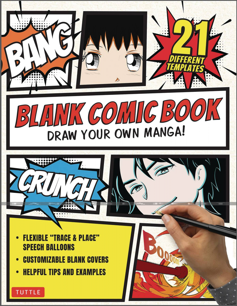 Blank Comic Book: Draw Your Own Manga