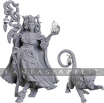 Critical Role Unpainted Miniatures: Fearne Calloway & Mister (2)