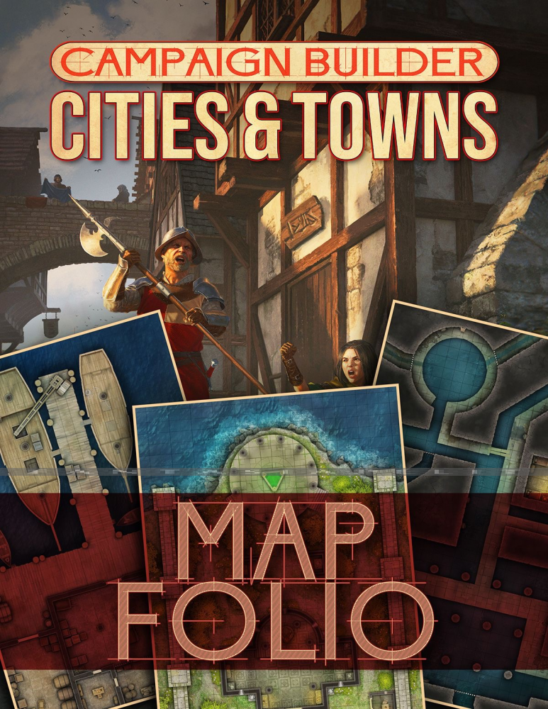 D&D 5: Campaign Builder -Cities & Towns Map Folio