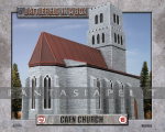 kuva tuotteesta on linkki tuotesivulle: Battlefield in a Box - Caen Church light grey