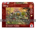 kuva on linkki tuotesivulle: Disney Puzzle: Thomas Kinkade -Fox and Hound (1000 Pieces)