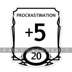 kuva on linkki tuotesivulle: Stat Block Procrastination Sticker