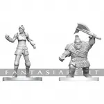 kuva on linkki tuotesivulle: D&D Nolzur's Marvelous Unpainted Miniatures: Cultist of Bane & Dwarf Zhentilar Soldier