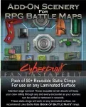 kuva on linkki tuotesivulle: Add On Scenery for RPG Battle Maps Cyberpunk RED