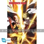 kuva on linkki tuotesivulle: One-Punch Mad Maxi Poster: Saitama & Genos (91.5 x 61cm)