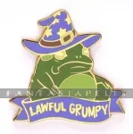 kuva on linkki tuotesivulle: Alternative Alignments Enamel Pin: Lawful Grumpy