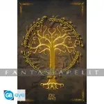 kuva on linkki tuotesivulle: Lord of the Rings Maxi poster: Foil - White Tree (91.5x61cm)