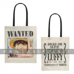 kuva on linkki tuotesivulle: One Piece Tote Bag: Wanted Luffy