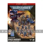 kuva on linkki tuotesivulle: Warhammer 40,000 Getting Started Space Marines set 11th ed.